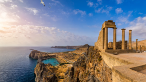 Greek Island With Hiking Trails And A Butterfly Reserve