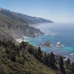 U.S. Coastline With Rainforest And Long Drivable Beach