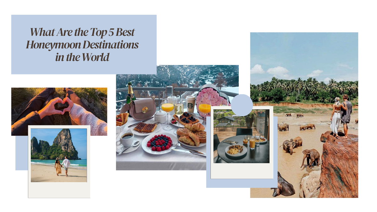 What are the top 5 best honeymoon destinations in the world